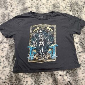 Pretty Rebellious Charcoal Tee